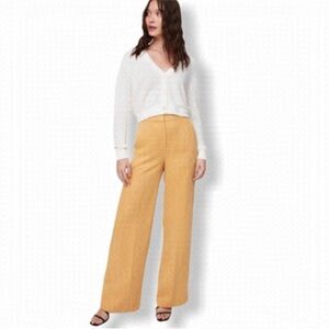 Wilfred Yellow Wide Leg Pants